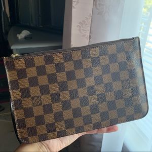 LV Damier Ebene Wristlet